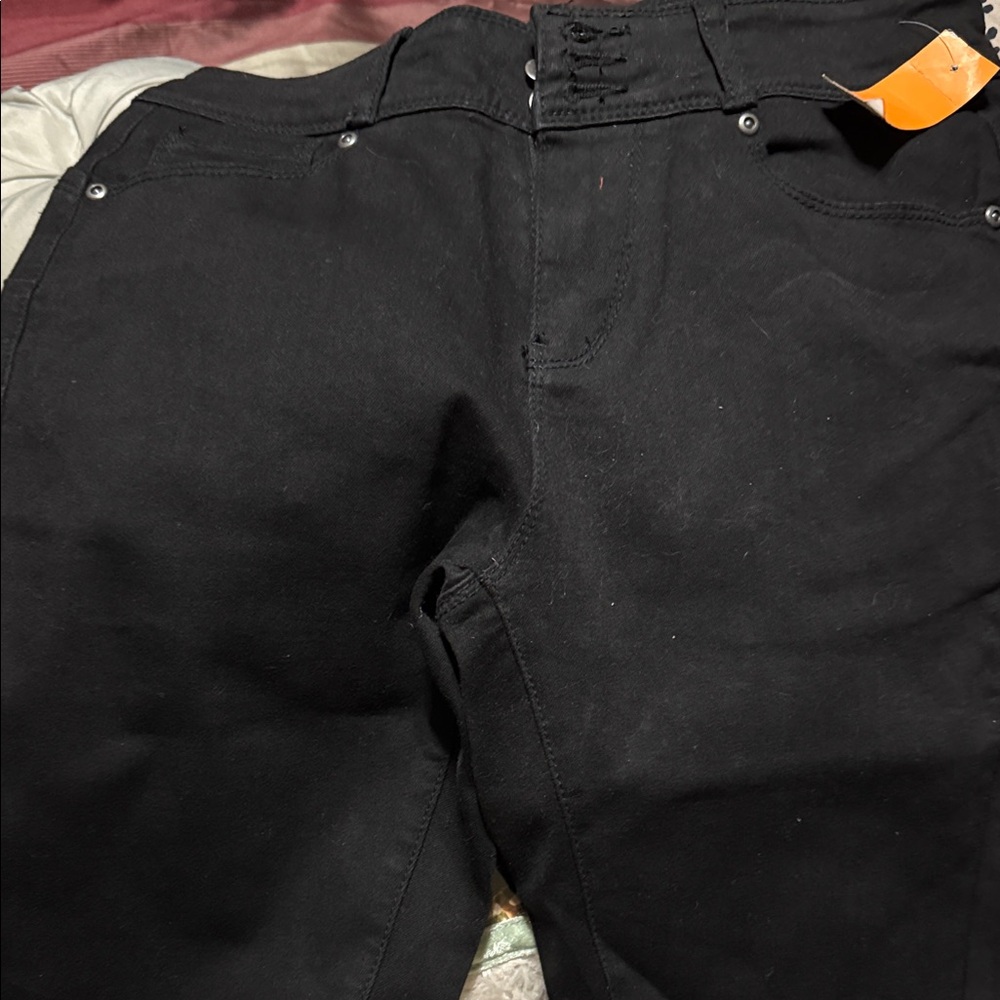 Just USA Men's Dark Black Relaxed Jeans